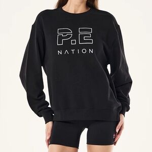 P.E Nation Heads Up Sweatshirt in Black